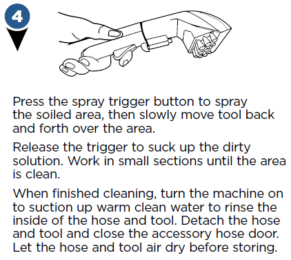 Operating the remote tool