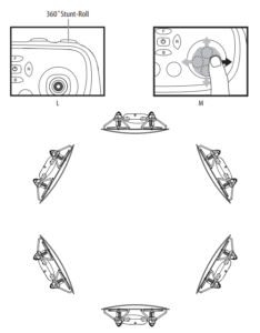 360-degree stunt roll instructions