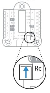 Setting the Rc slider tab