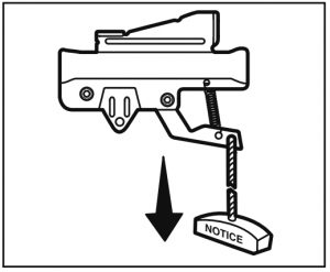 Disconnecting the trolley diagram
