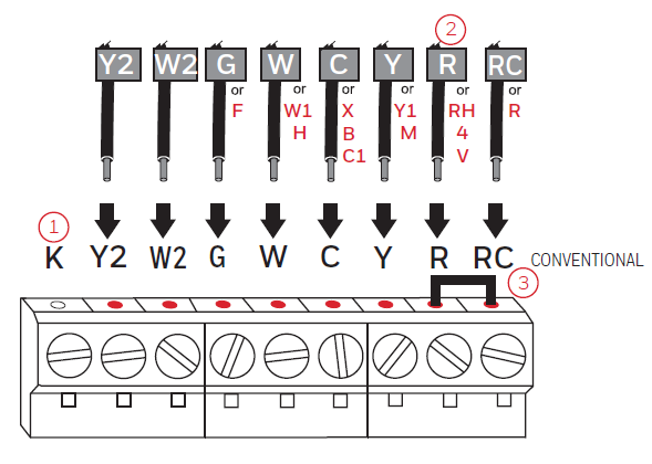 Alternate wiring diagram