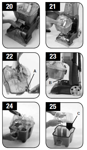 How to clean the Hoover images
