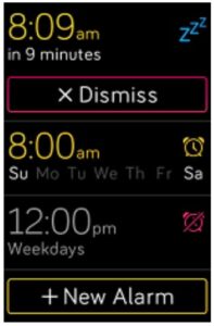 Managing the alarms
