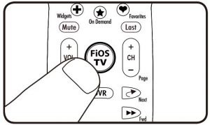 Pressing the FIOS button