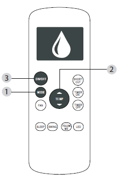 Dehumidifying operation