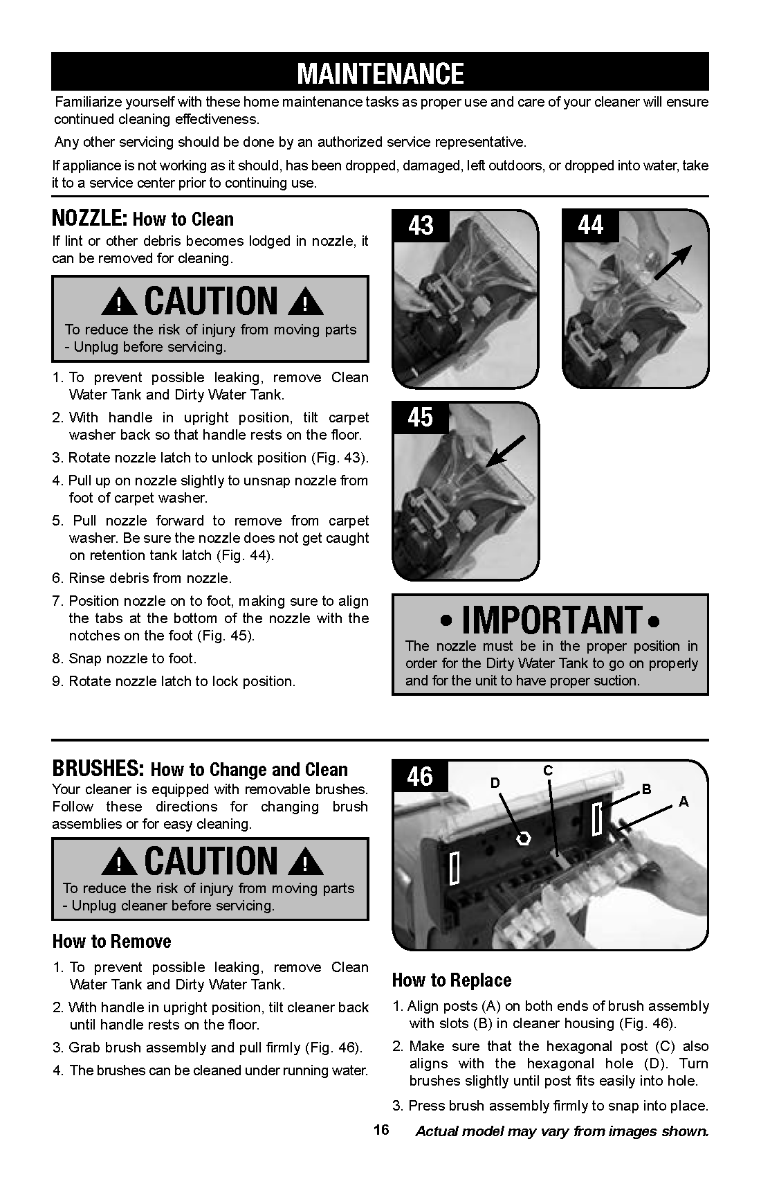 Maintenance tasks to keep in mind