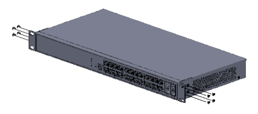 ADVANTECH Rackmount Switch screws