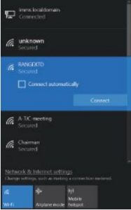 WiFi list