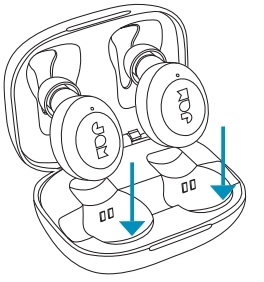 JAM Earbuds case diagram