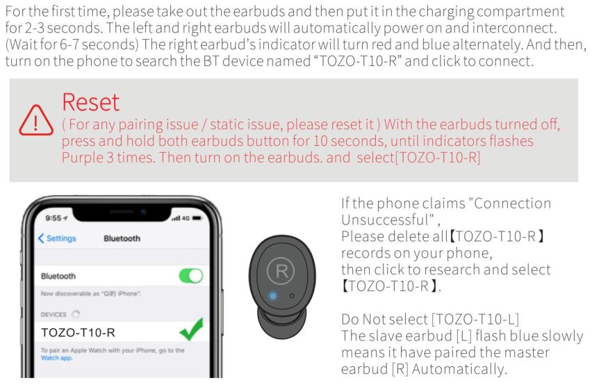 Pairing with smartphone visual guide