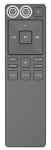 Using the remote control to turn the soundbar on