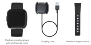 What's in the Fitbit Versa 2 box