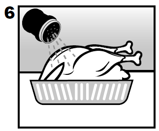 Seasoning the turkey before using the Butterball Electric Turkey Fryer