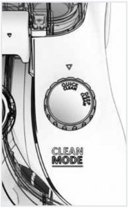 Choosing the cleanng mode