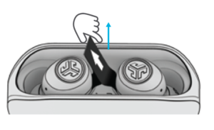JLab GO Air Earbuds in package