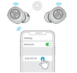 Smartphone connecting to pods