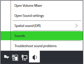 Sounds app shortcut