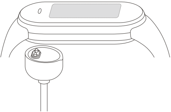 Attaching the charger