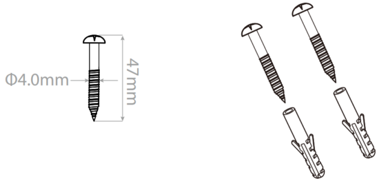 Screw size diagram
