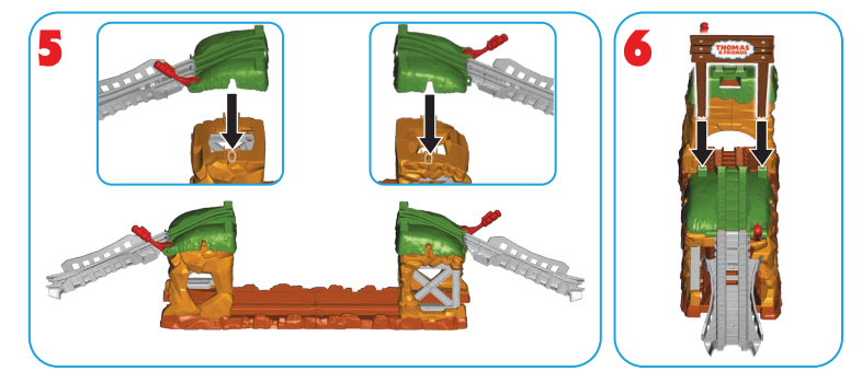 Assembly steps 5 and 6