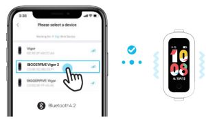 Bluetooth connect screen
