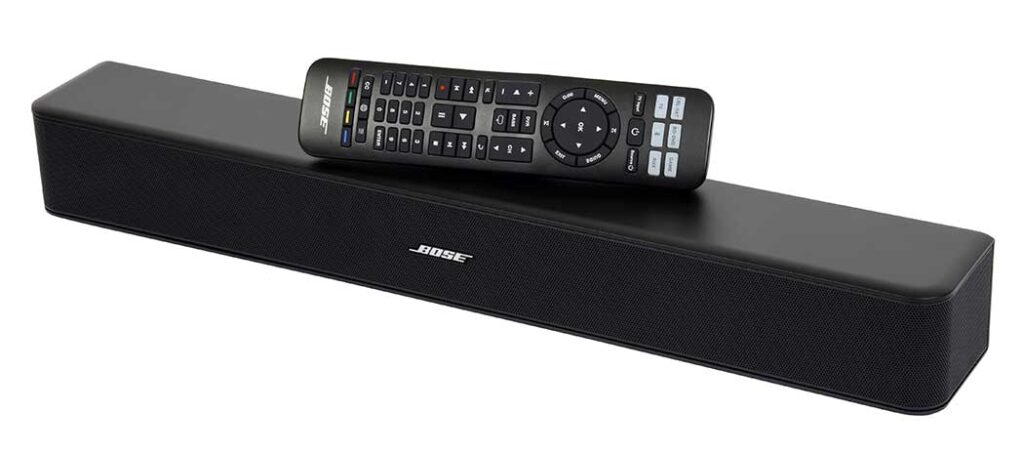 Bose Solo 5 unit and remote control photo