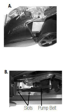 Slots and pump belt