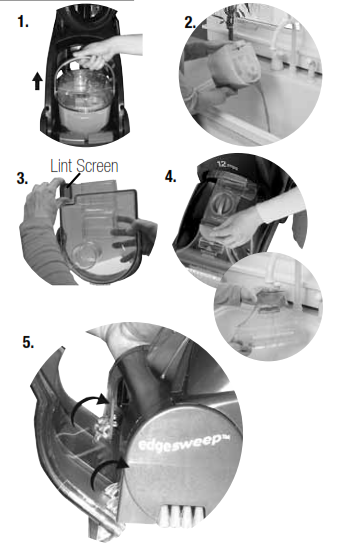 Cleaning visual example