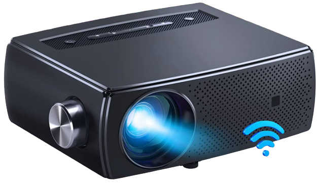 CLOKOWE YG661 WiFi Bluetooth Projector photo
