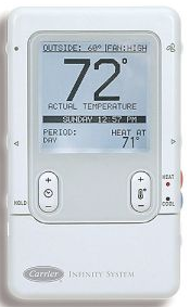 Carrier Infinity Control Thermostat SYSTXCCUID01-V Manual Image