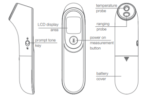 yuwell Infrared Thermometer YT-1 Manual Image