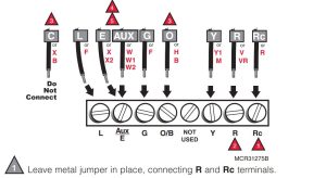 Heat pump alternative wiring