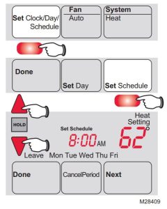 Adusting program schedules