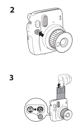 Ejecting the film case
