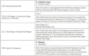 System setup options 2