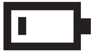 Battery low icon