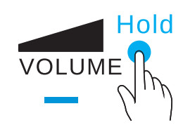 Adjusting volume down