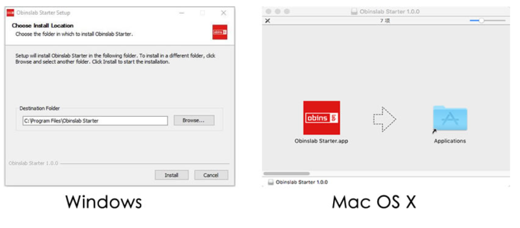 Downloading the application
