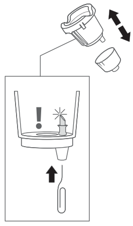 Exit needle location