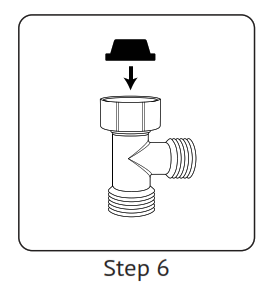 Checking the T-adapter for step 6