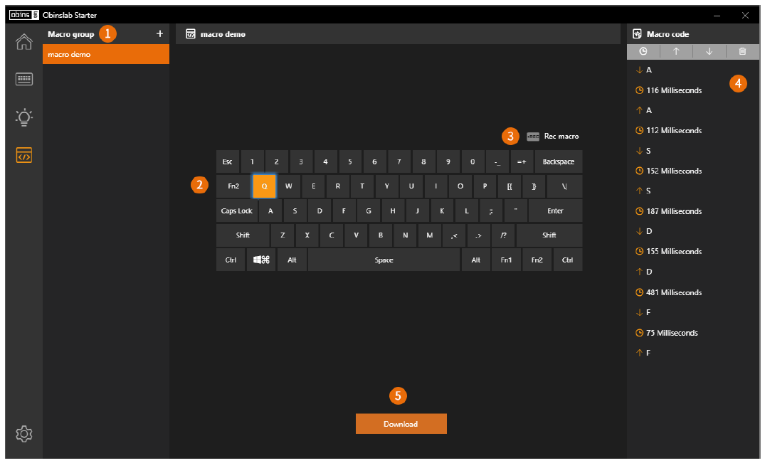 macro settings screenshot