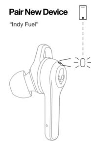 Paiirng a new device using Bluetooth