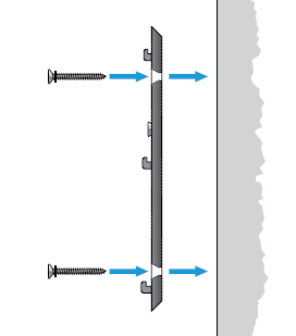 Attaching the mounting bracket