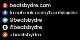 beats by dre social media URLs
