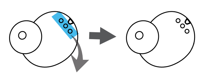 Removing protective film