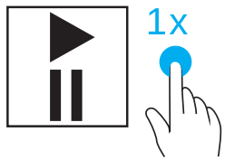 Play pause button