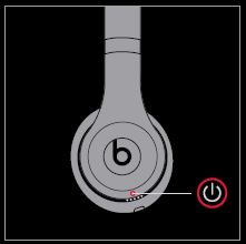 Turning the headphones on