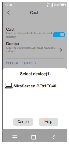 Selecting Xiaomi device