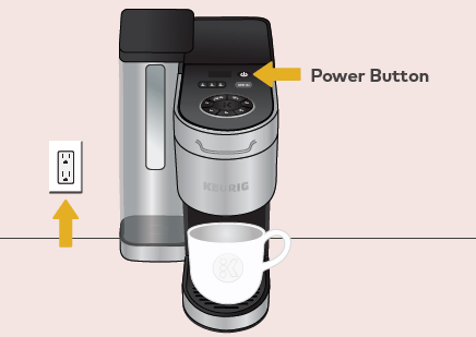 Power button location and distance from mains outlet