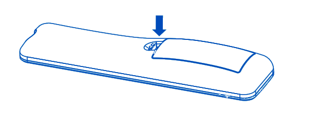 Closing the battery cover